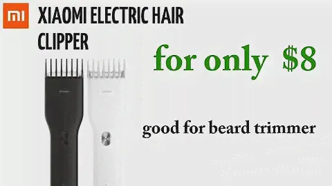 XIAOMI ENCHEN Boost USB Electric Hair Clipper  ( $8 GOOD FOR BEARD???)
