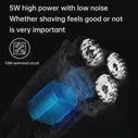 ENCHEN Steel 3S IPX7 водонепроницаемый рейтинг LCD 3D плавающая головка резака Smart Anti-Pinch борода (art.: 3920bd235850d)