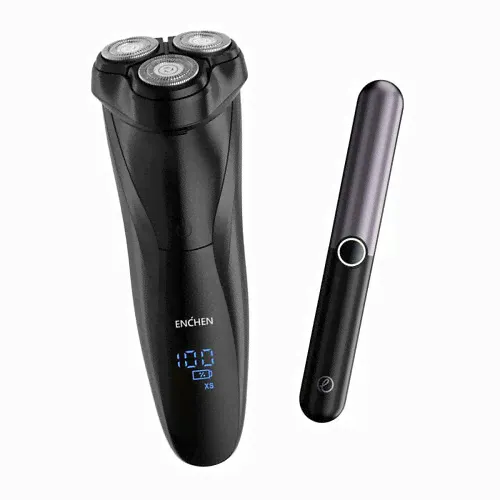 Комплект электробритва Enchen BlackStone 3 Plus + триммер Enchen Mocha N (Black)-0