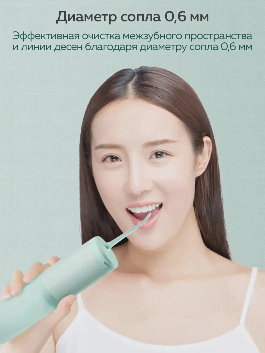 Ирригатор Enchen Water Flosser Mint 3 Ирригатор для полости рта Type-C 130 мл Портативный зубной очиститель зубов с 3 режимами (art.: 3920bbc763a6b)-3